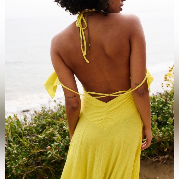 FREE PEOPLE LOUISA MAXI DRESS SIZE XS MSRP $98.00 NWT - Picture 3 of 7